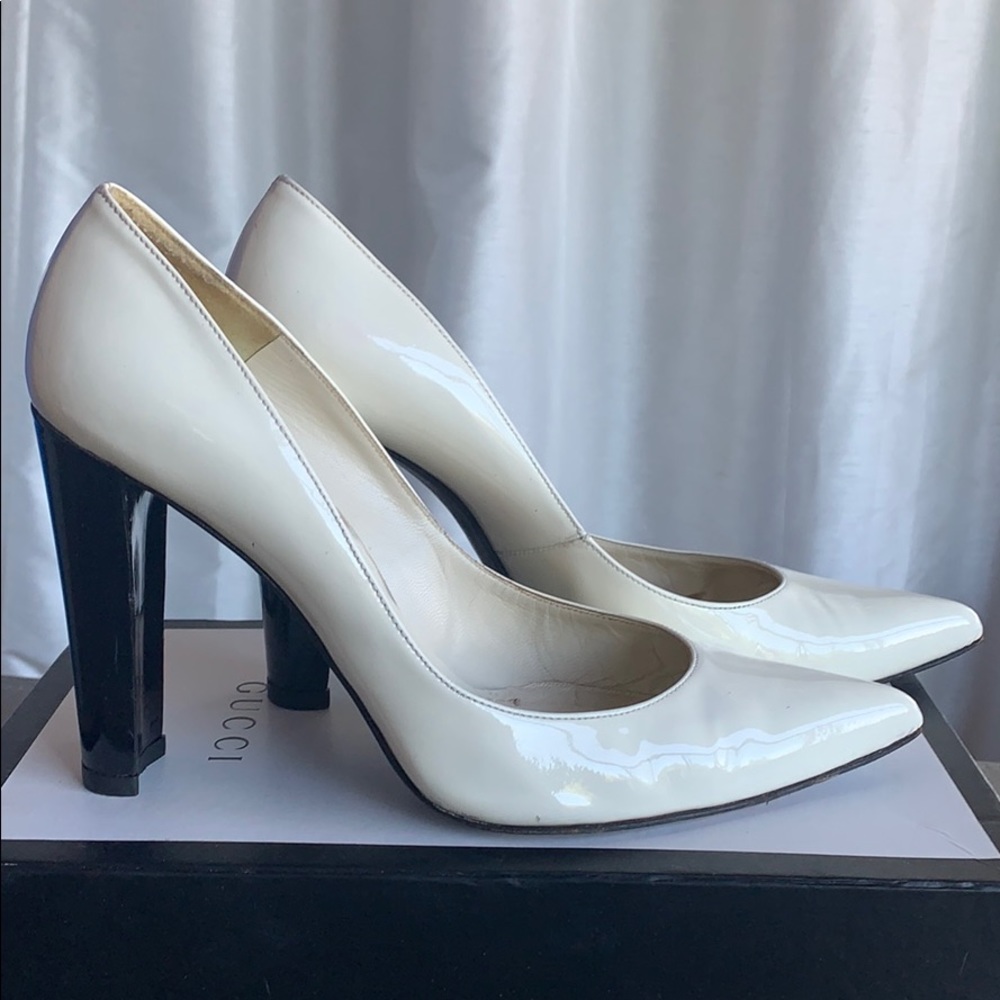 🤍Stuart Weitzman🤍 White Patent Pump size 8.5